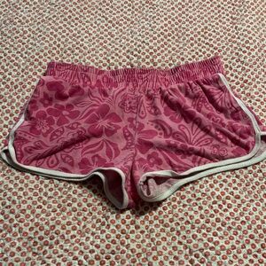 wonder nation Pink Floral Swim Coverup Shorts